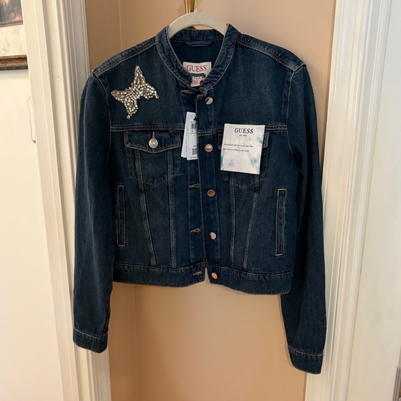 Guess Jackets & Blazers - Guess Women's Delya Korean Trucker Denim Jacket